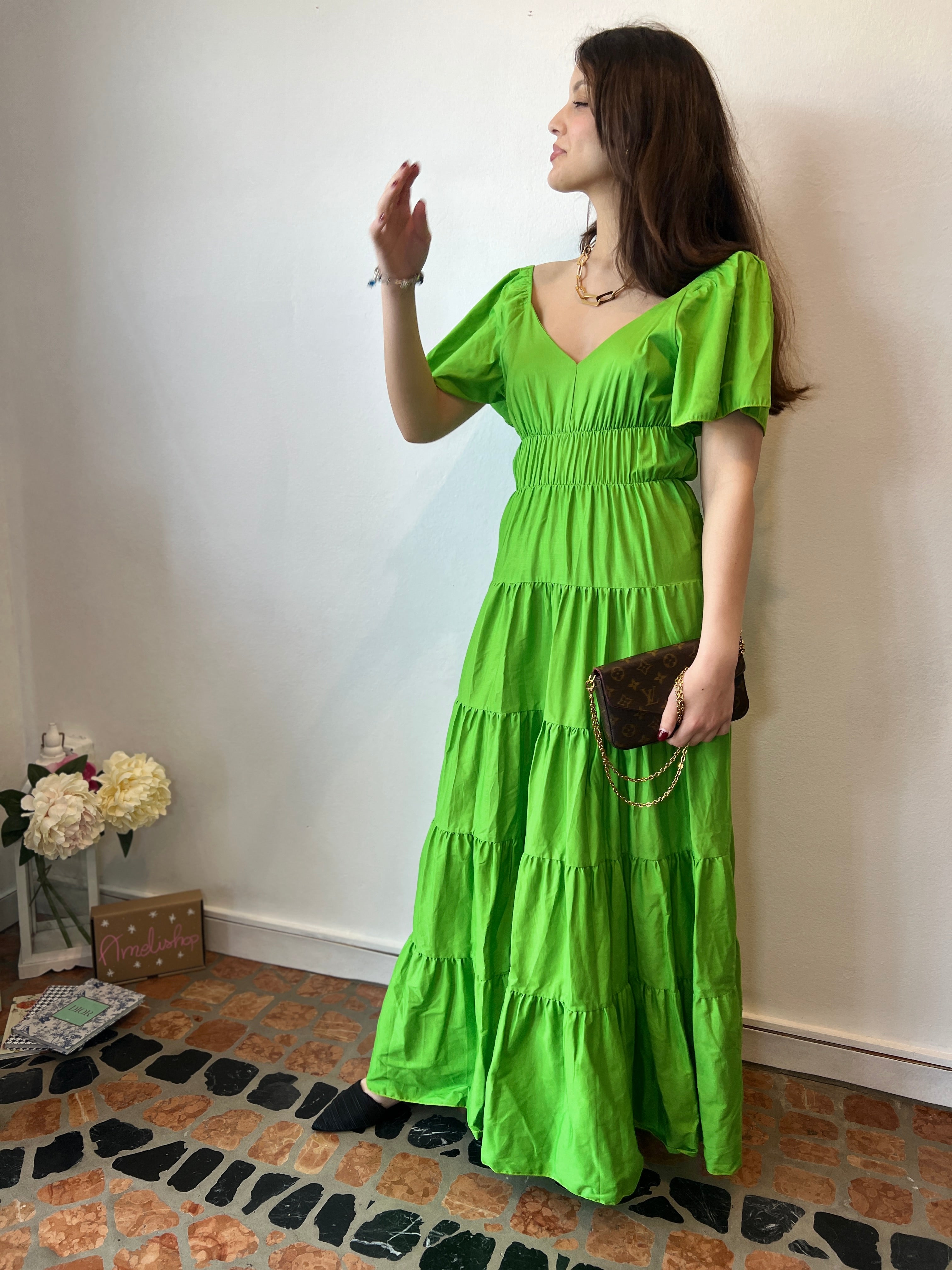 Abito Gitana Verde